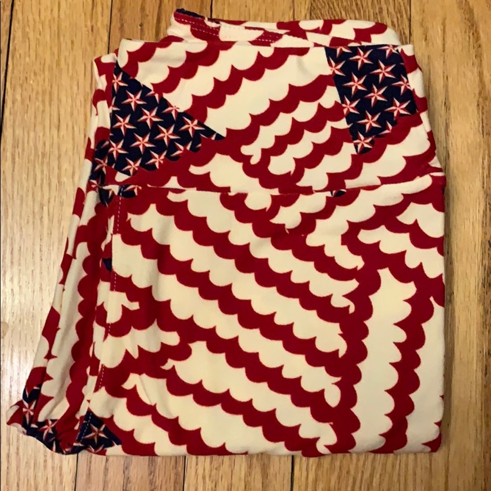 Lularoe Americana OS Leggings - Picture 1 of 1